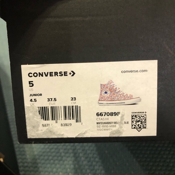 NWT Converse high tops - Picture 10 of 11